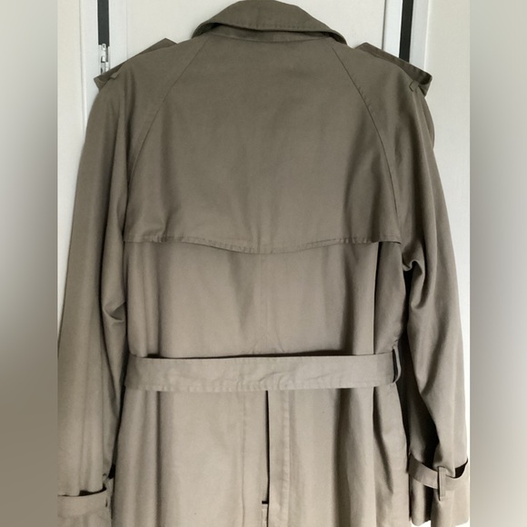 Trench coat Sz 40 Macy’s CLUB ROOM raincoat wool liner 4 seasons EUC - Picture 4 of 10